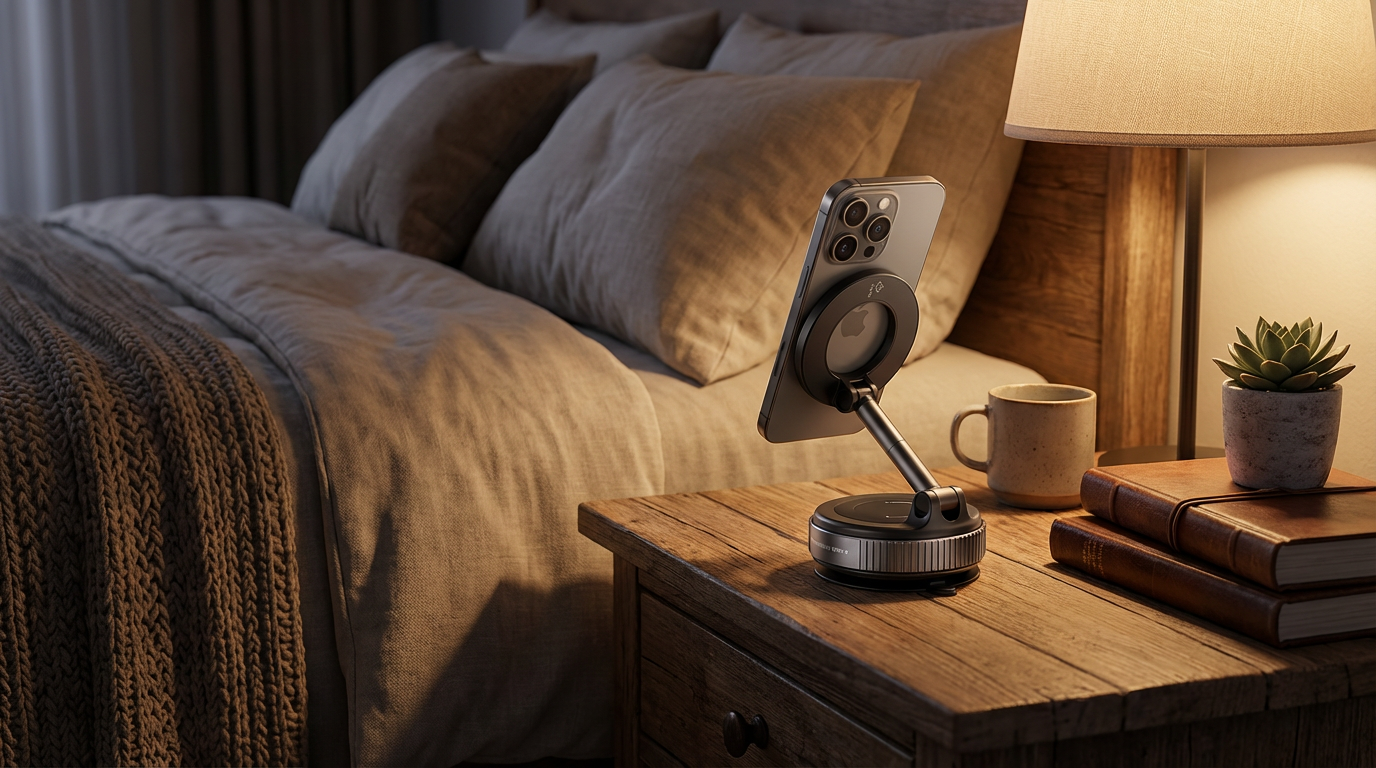 SoulPiks 360° Foldable Vacuum Magnetic Phone Holder