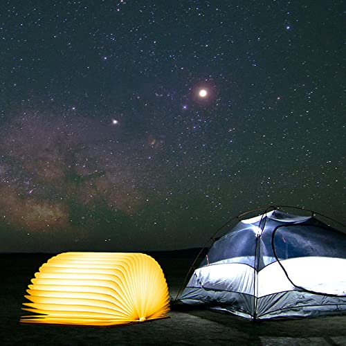 SoulPiks Foldable Book Lamp – Magical Decor with Soft Glow