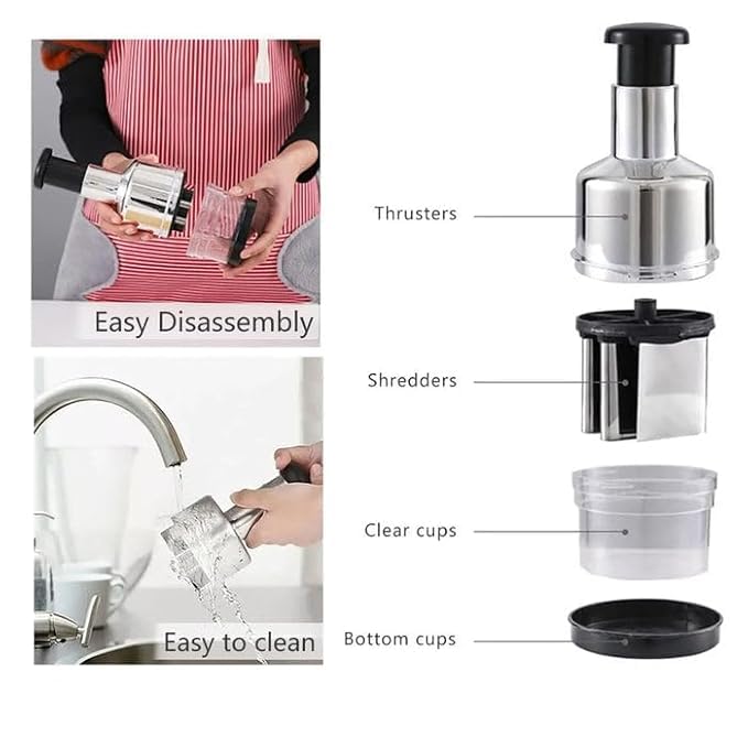 Hand Press Onion Garlic & Vegetables Chopper