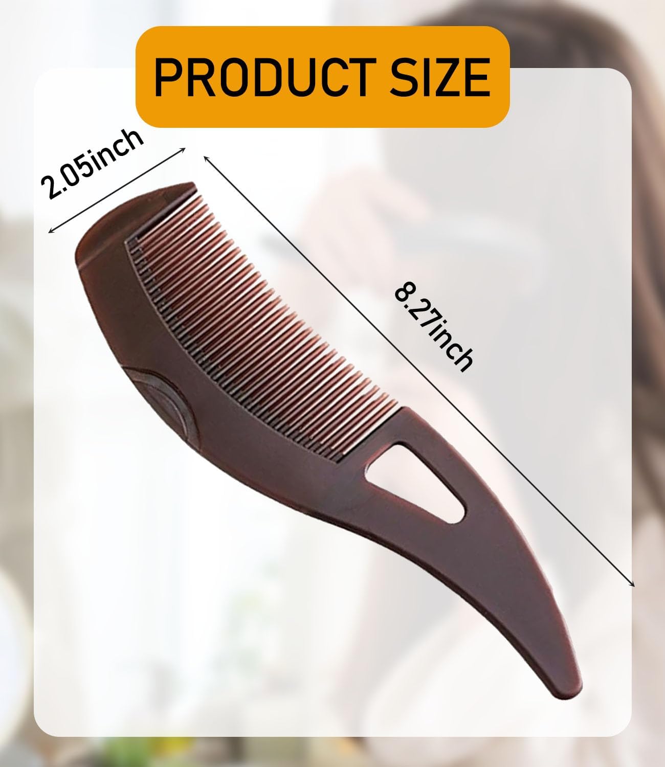 Anti-Dandruff Scalp Massage Comb & Flake Removal Comb