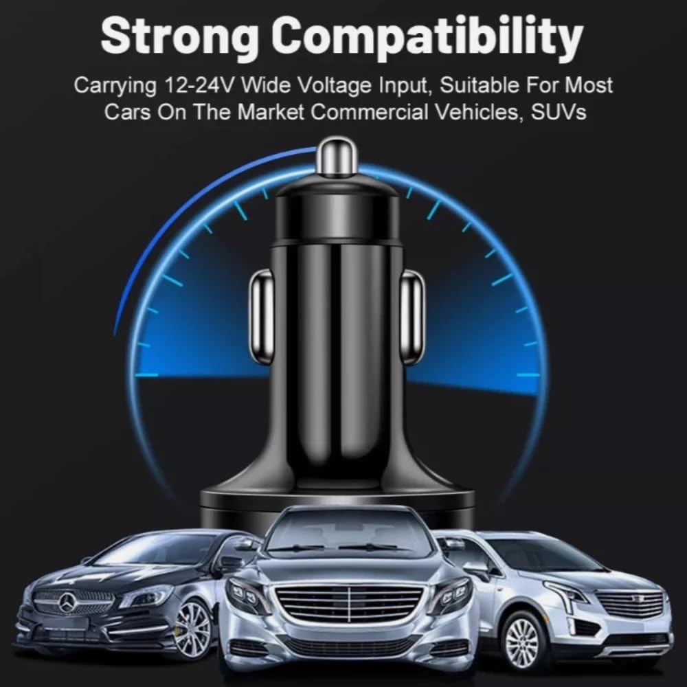 SoulPiks Super Fast 6-in-1 Car Charger