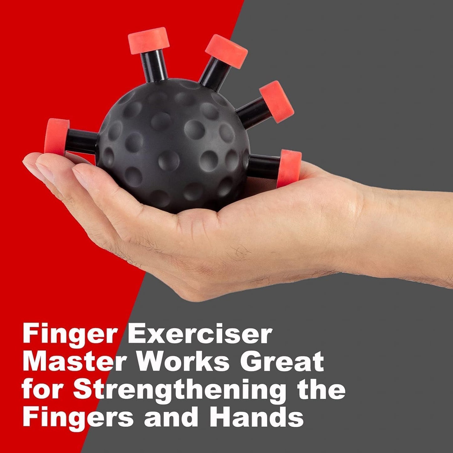SoulPiks Finger Grip Strengthener Ball – Boost Hand Endurance & Finger Dexterity