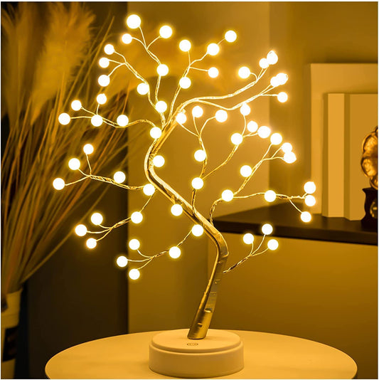 SoulPiks LED Tree Lamp with Touch Switch | USB & Battery Operated Decorative Light