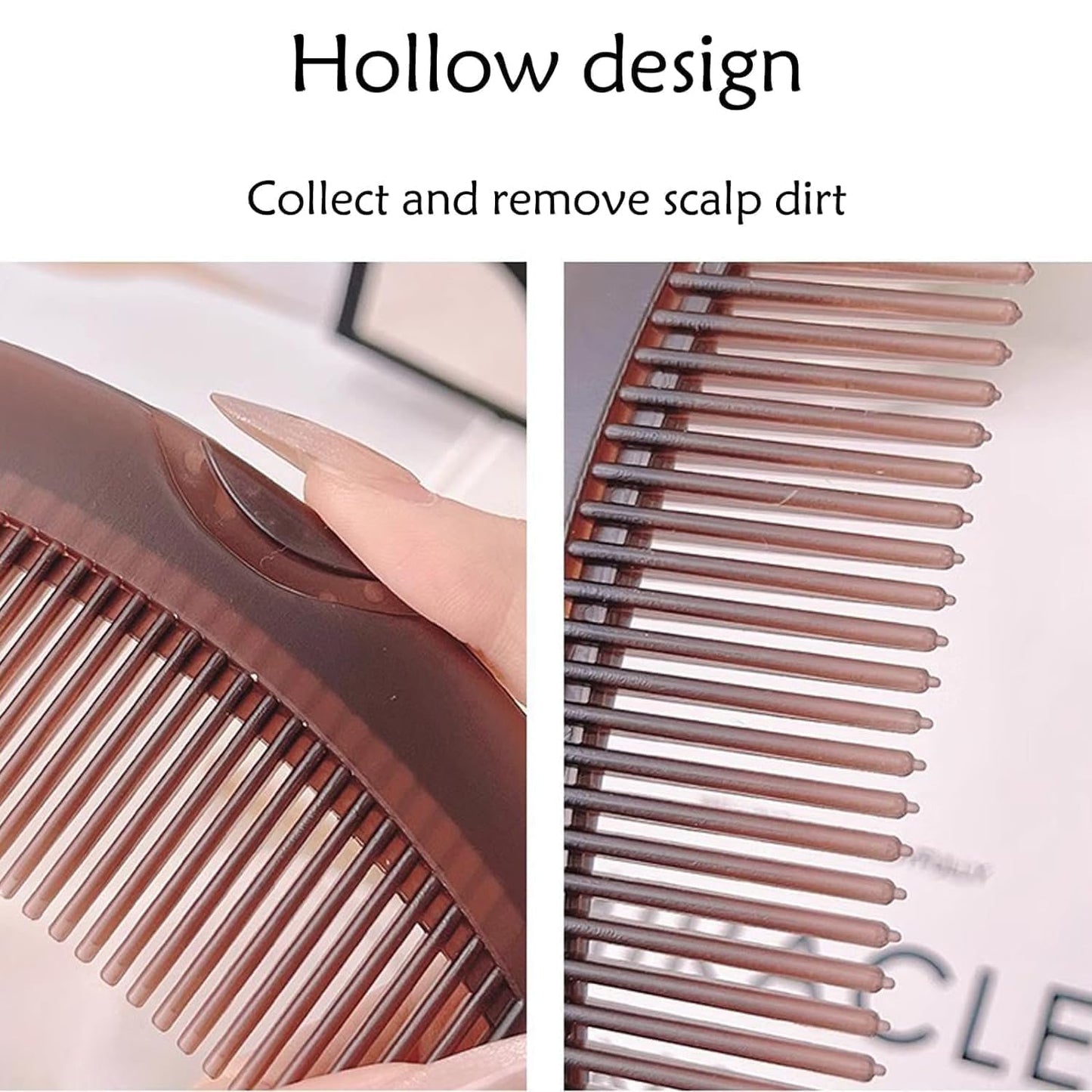 Anti-Dandruff Scalp Massage Comb & Flake Removal Comb