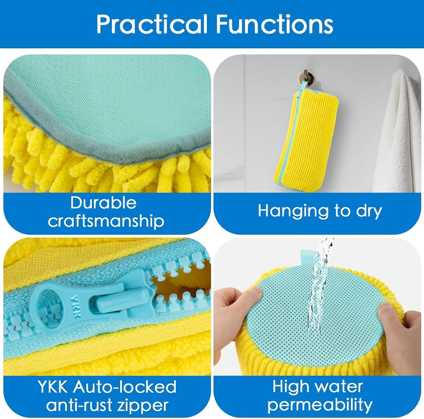 SoulPiks Sneaker Wash Bags – Reusable Mesh Shoe Protectors for Machine Cleaning