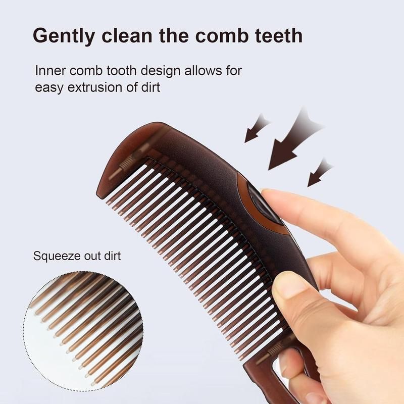Anti-Dandruff Scalp Massage Comb & Flake Removal Comb